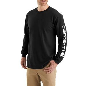 Carhartt black cotton long sleeve top